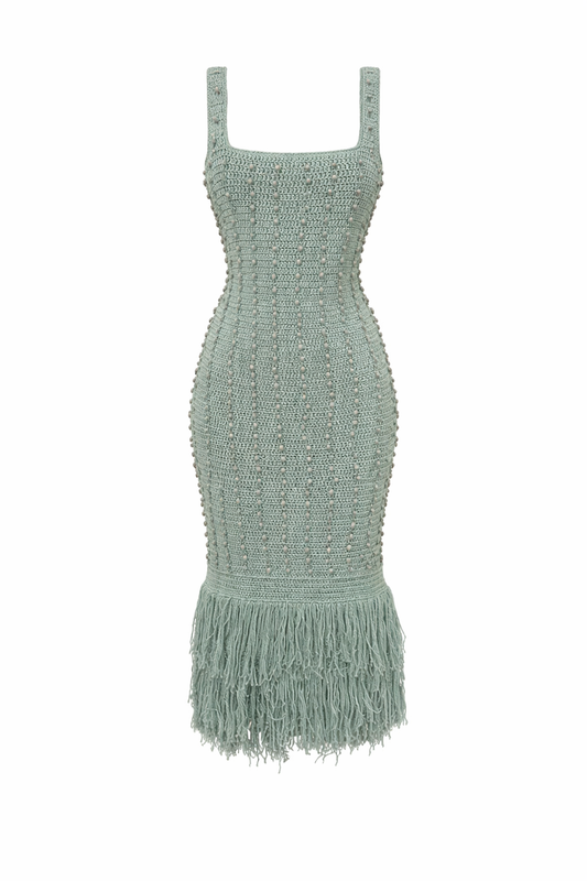 Buna Statement Beaded Dress