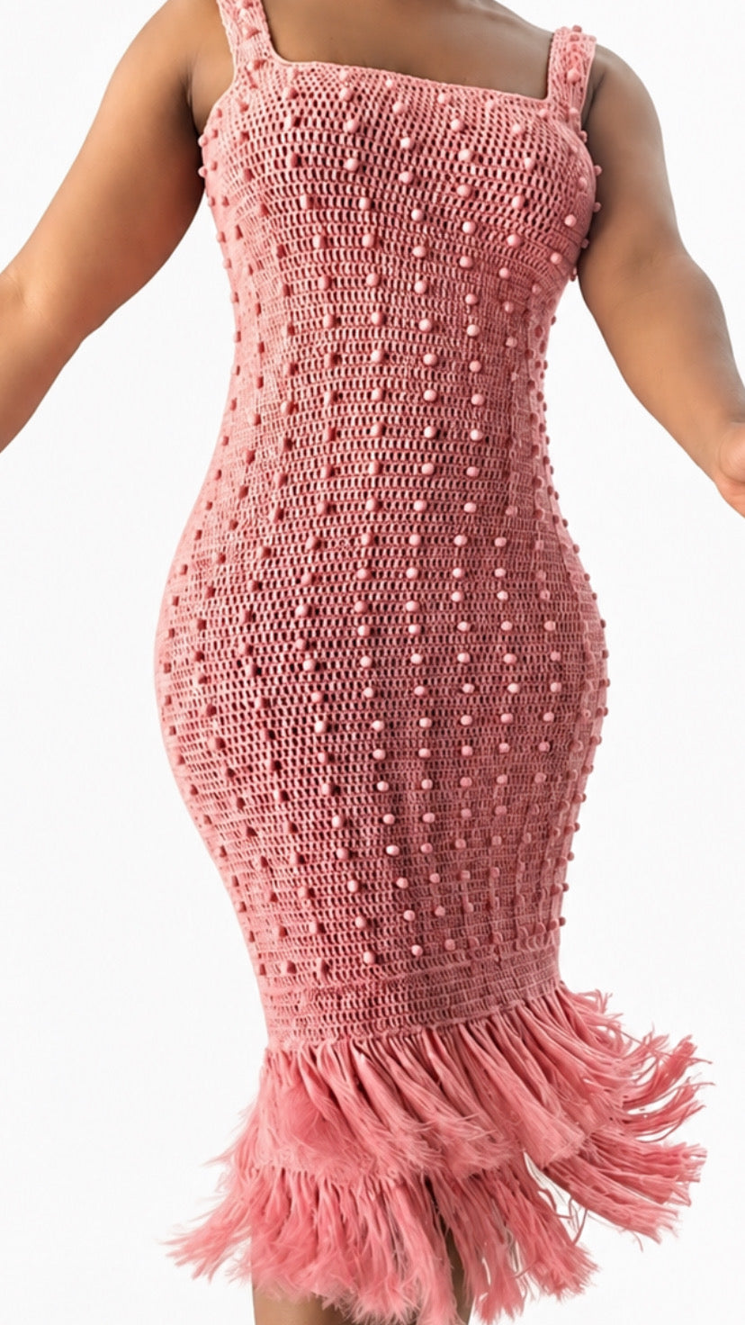 Buna Beaded Statement Dress